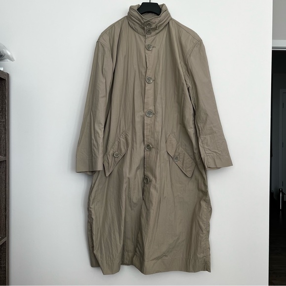 OPENING CEREMONY Hidden Hood Logo Trench Coat - Picture 3 of 7